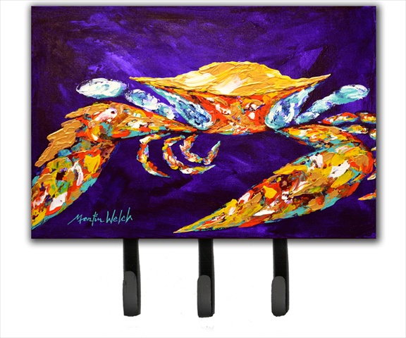 MW1172TH68 The Right Stuff Crab In Purple Leash Or Key Holder