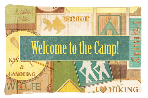 Welcome To The Camp Moisture Wicking Fabric Standard Pillowcase