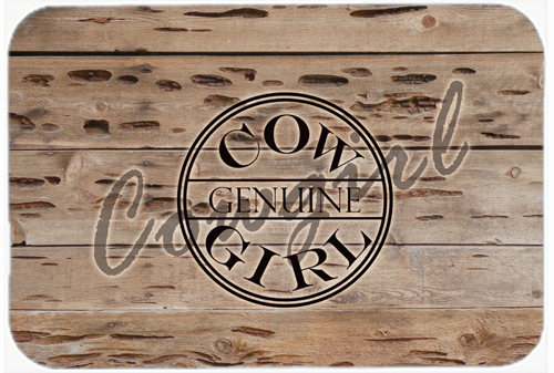 Genuine Cow Girl Branded Mouse Pad - Hot Pad Or Trivet