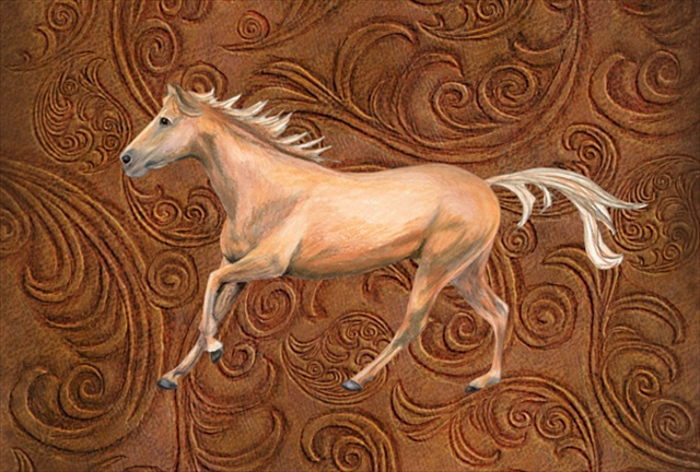 Picture of Carolines Treasures SB3060PLMT Horse Fabric Placemat