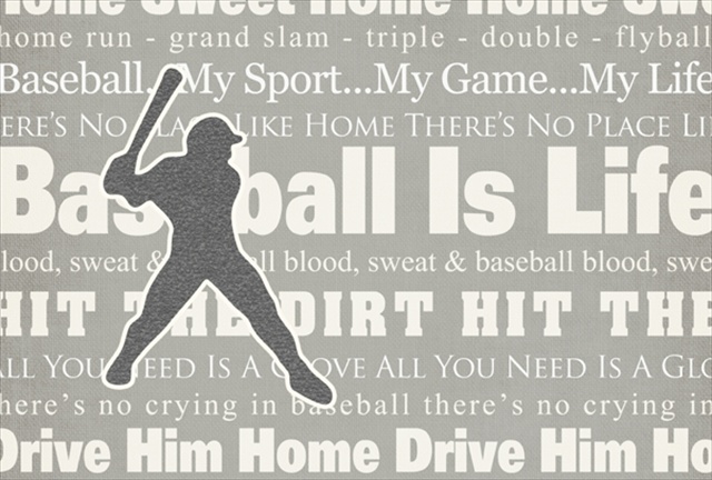 Picture of Carolines Treasures SB3078PLMT Baseball Is Life Fabric Placemat