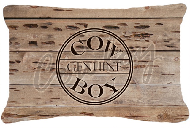 Genuine Cow Boy Branded Indoor & Outdoor Fabric Decorative Pillow