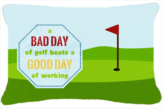 A Bad Day At Golf Indoor & Outdoor Fabric Decorative Pillow