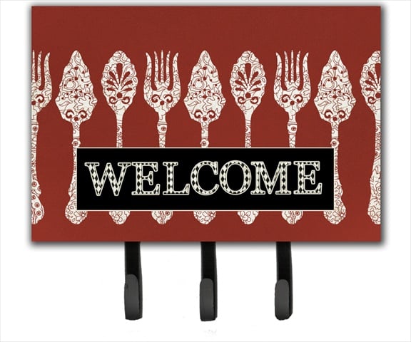 SB3090TH68 Serving Spoons Welcome Leash Or Key Holder