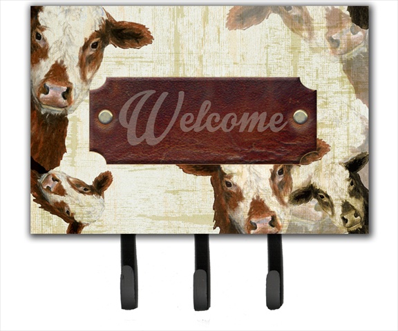 SB3065TH68 Welcome Cow Leash Or Key Holder