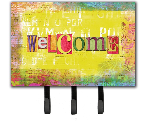 SB3097TH68 Artsy Welcome Leash Or Key Holder