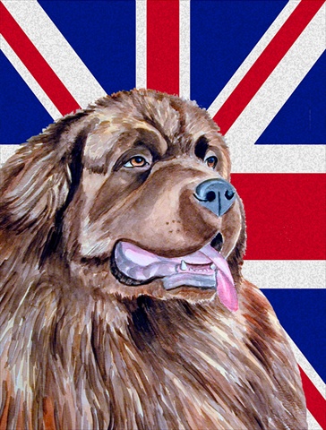 Newfoundland With English Union Jack British Flag Flag Canvas House Size