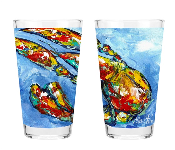 Picture of Carolines Treasures MW1171PINT Crawfish 16 Oz. Mixing Glass
