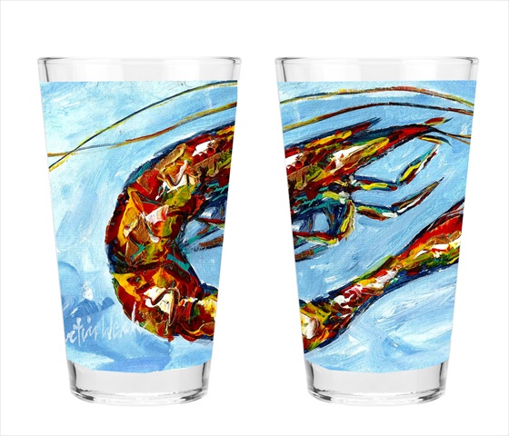Picture of Carolines Treasures MW1180PINT Shrimp 16 Oz. Mixing Glass