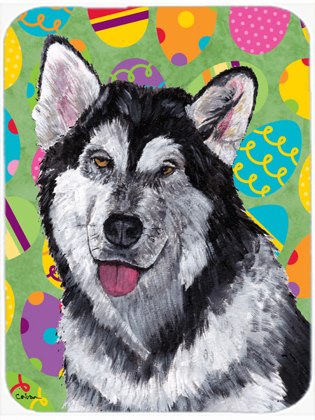 Alaskan Malamute Easter Eggtravaganza Mouse Pad