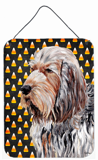 Otterhound Candy Corn Halloween Aluminum Metal Wall Or Door Hanging Prints