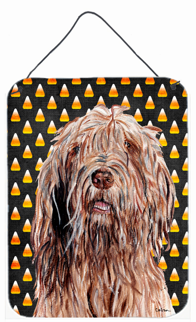 Otterhound Candy Corn Halloween Aluminum Metal Wall Or Door Hanging Prints