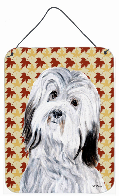 Havanese Fall Leaves Aluminum Metal Wall Or Door Hanging Prints
