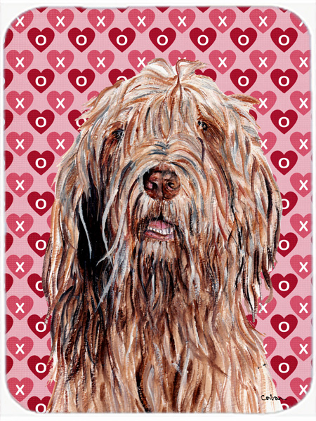 Otterhound Large Size Hearts And Love Glass Cutting Board