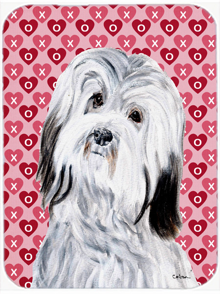 Havanese Large Size Hearts And Love Glass Cutting Board
