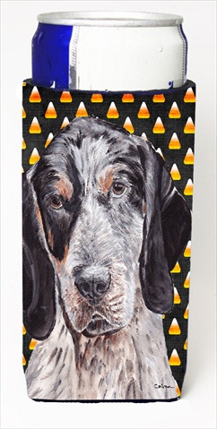 Blue Tick Coonhound Candy Corn Halloween Michelob Ultra bottle sleeves Slim Cans 12 Oz.