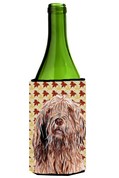 Otterhound Fall Leaves Wine bottle sleeve Hugger 24 Oz.