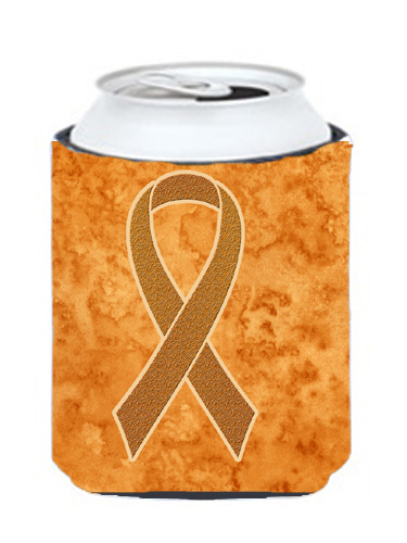Picture of Carolines Treasures AN1204CC Orange Ribbon For Leukemia Awareness Can Or Bottle Hugger- 12 Oz.