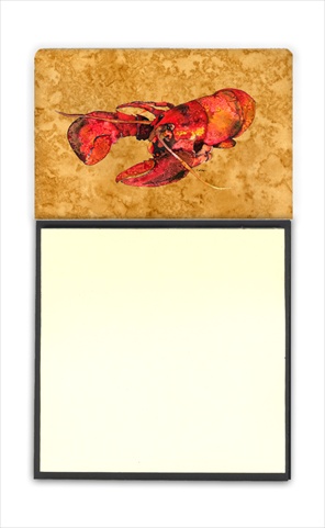 Picture of Carolines Treasures 8715SN Lobster Refiillable Sticky Note Holder Or Postit Note Dispenser- 3 x 3 In.