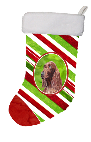 Irish Setter Candy Cane Christmas Stocking