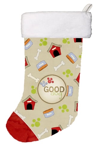 Good Dog Christmas Stocking