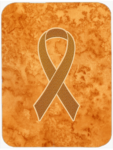 Picture of Carolines Treasures AN1204LCB 15 H x 12 L In. Orange Ribbon for Leukemia Awareness Glass Cutting Board- Large Size