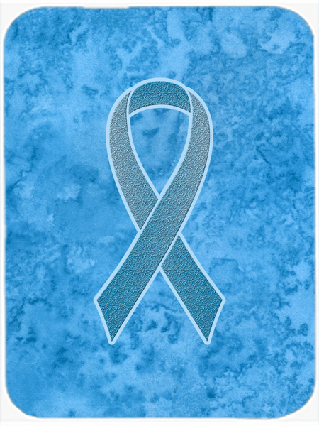 Picture of Carolines Treasures AN1206LCB 15 H x 12 L In. Blue Ribbon for Prostate Cancer Awareness Glass Cutting Board- Large Size