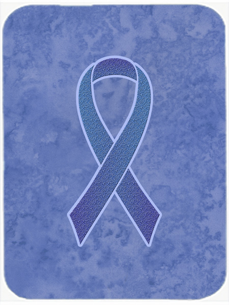 Picture of Carolines Treasures AN1208LCB 15 H x 12 L In. Periwinkle Blue Ribbon for Esophageal and Stomach Cancer Awareness Glass Cutting Board- Large Size