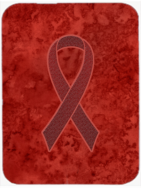 Picture of Carolines Treasures AN1214LCB 15 H x 12 L In. Burgundy Ribbon for Multiple Myeloma Cancer Awareness Glass Cutting Board- Large Size
