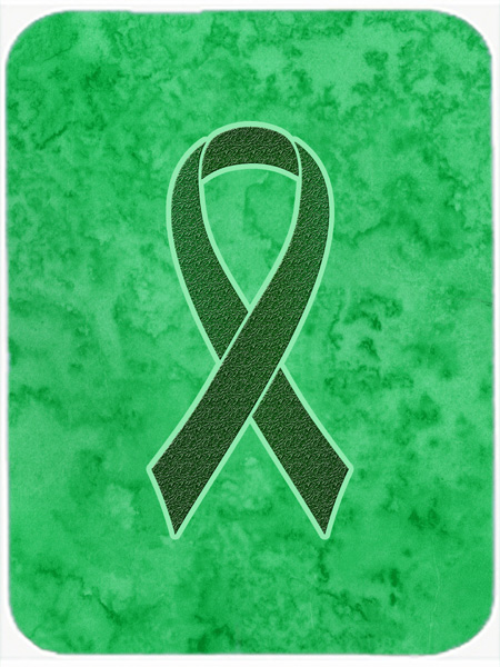Picture of Carolines Treasures AN1221LCB 15 H x 12 L In. Emerald Green Ribbon for Liver Cancer Awareness Glass Cutting Board- Large Size