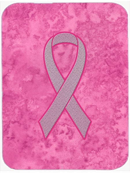 7.75 x 9.25 In.Pink Ribbon for Breast Cancer Awareness Mouse Pad, Hot Pad or Trivet -  SkilledPower, SK55422