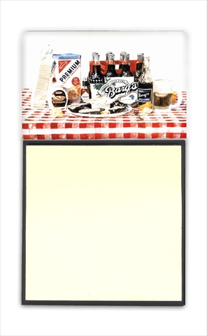 1004SN Barqs oysters Refiillable Sticky Note Holder or Postit Note Dispenser- 3 x 3 In.