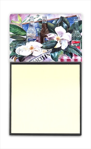 1009SN Barqs and Magnolia Refiillable Sticky Note Holder or Postit Note Dispenser- 3 x 3 In.