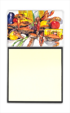 1016SN Verons and Crabs Refiillable Sticky Note Holder or Postit Note Dispenser- 3 x 3 In.