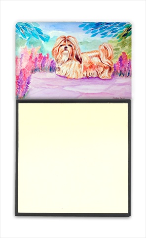 7136SN Shih Tzu Refiillable Sticky Note Holder or Postit Note Dispenser- 3 x 3 In.