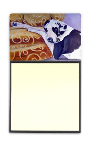 Harlequin Natural Great Dane Refillable Sticky Note Holder or Post-it Note Dispenser 3 x 3 In.