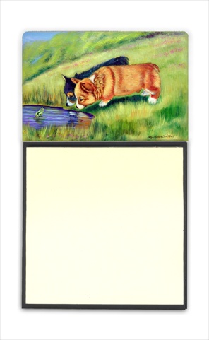 7292SN Corgi Refiillable Sticky Note Holder or Postit Note Dispenser- 3 x 3 In.