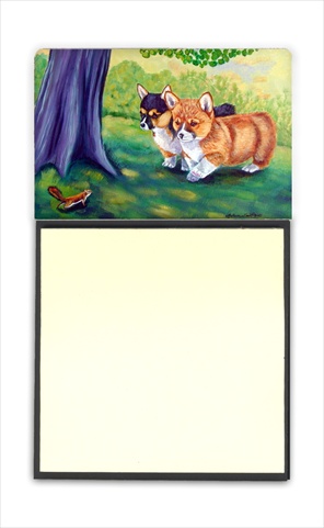 7293SN Corgi Refiillable Sticky Note Holder or Postit Note Dispenser- 3 x 3 In.