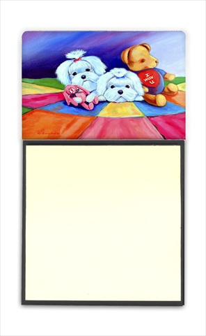 Maltese Refiillable Sticky Note Holder or Postit Note Dispenser, 3 x 3 In.