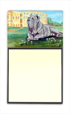 7517SN Neapolitan Mastiff Refiillable Sticky Note Holder or Postit Note Dispenser- 3 x 3 In.