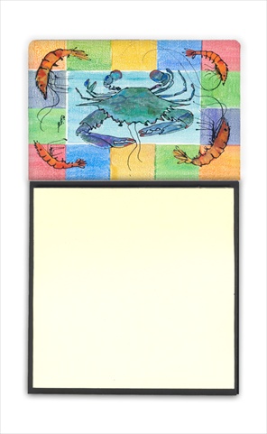 Crab Refiillable Sticky Note Holder or Postit Note Dispenser, 3 x 3 In.