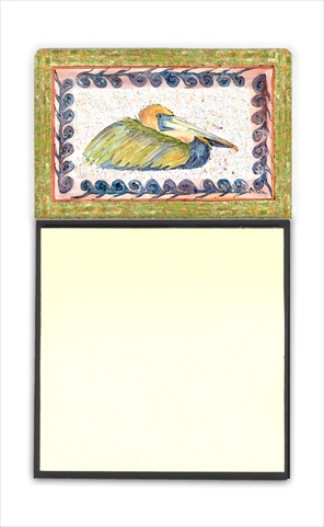 Bird - Pelican Refiillable Sticky Note Holder or Postit Note Dispenser, 3 x 3 In.