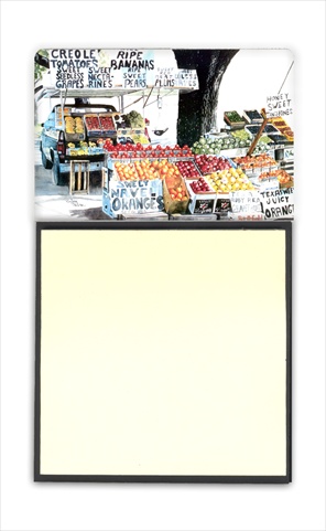 8054SN Fruit Stand Refiillable Sticky Note Holder or Postit Note Dispenser- 3 x 3 In.