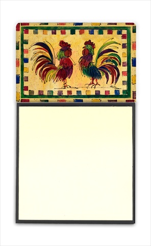Bird - Rooster Refiillable Sticky Note Holder or Postit Note Dispenser, 3 x 3 In.