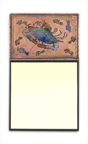 Crab Refiillable Sticky Note Holder or Postit Note Dispenser, 3 x 3 In.