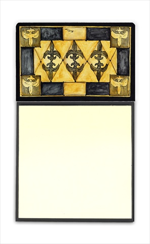 8089SN Fleur de lis Refiillable Sticky Note Holder or Postit Note Dispenser- 3 x 3 In.