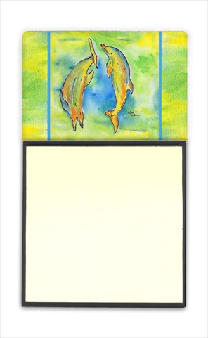 Dolphin Refiillable Sticky Note Holder or Postit Note Dispenser, 3 x 3 In.