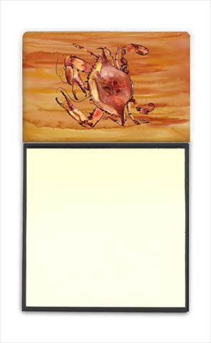 Crab Refiillable Sticky Note Holder or Postit Note Dispenser, 3 x 3 In.