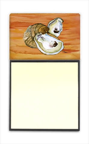 Oyster Refiillable Sticky Note Holder or Postit Note Dispenser, 3 x 3 In.