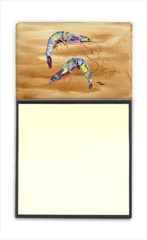 Shrimp Refiillable Sticky Note Holder or Postit Note Dispenser, 3 x 3 In.